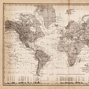 Map of the World 1881