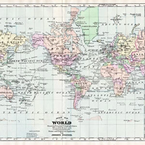Map of the World 1894
