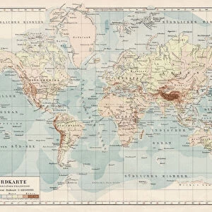 Map of the World 1900