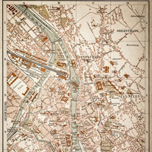Map of Zurich 1898