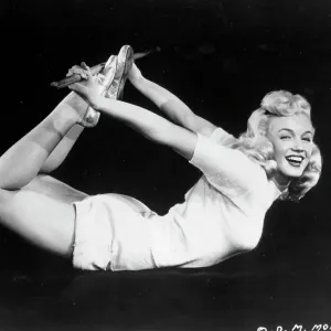 Marilyn Doing Yoga Marilyn Doing Yoga