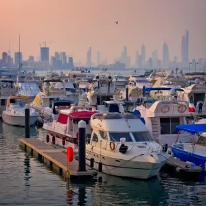 Marina Crescent View Kuwait Print Marina Crescent View Kuwait Print