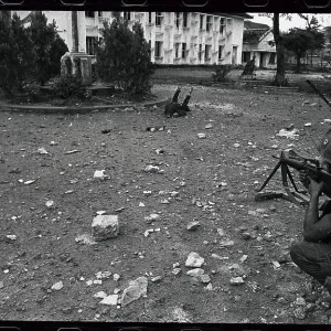 Marine in Position for Attack in South Vietnam Marine in Position for Attack in South Vietnam