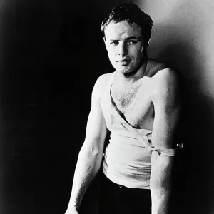 marlon brando cigarette poster Young - Movie Art Marlon Brando (and his grandmother