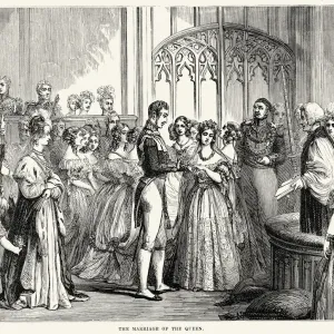 Queen Victoria's Wedding Portrait Print Queen Victoria's Wedding Portrait Print