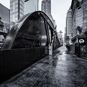 Marshall Suloway Bridge, Black and White, Chicago
