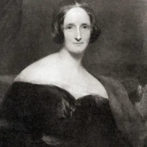 Mary Wollstonecraft Shelley by Richard Rothwell Mary Wollstonecraft Shelley by Richard Rothwell