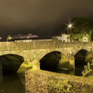 Mathew Bridge at night, Limerick city Mathew Bridge at night, Limerick city