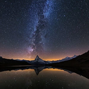 Matterhorn with Milky way