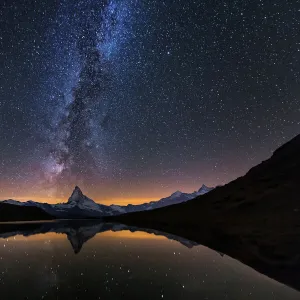 Matterhorn with Milky way