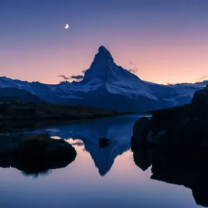 Matterhorn Mountain Reflection Print Matterhorn Mountain Reflection Print