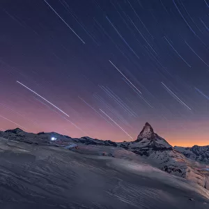 Matterhorn with startrail