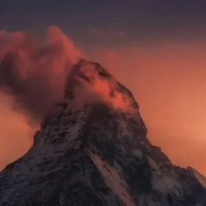 Matterhorn Sunset Print from Zermatt Matterhorn Sunset Print from Zermatt