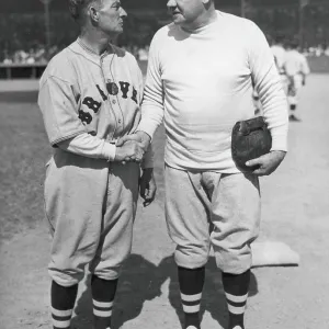 McKechnie Shakes Hands With The Babe