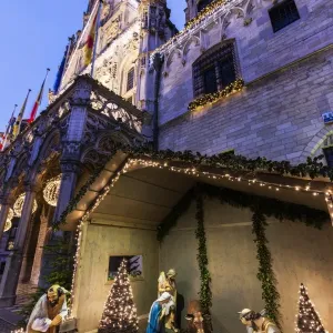 Mechelen City Hall Christmas Print Mechelen City Hall Christmas Print