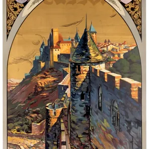 Medieval Carcassonne Poster Medieval Carcassonne Poster
