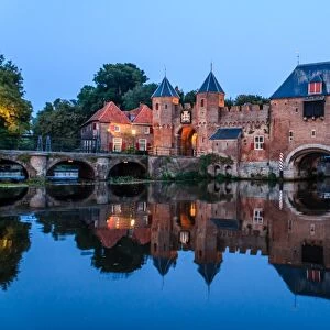 Medieval Koppelpoort gate in Amersfoort