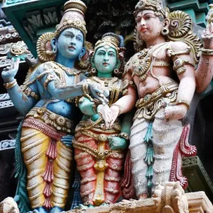 Il Tempio di Meenakshi Amman situato nella città santa di Madurai, Tamil Nadu, India. Il Tempio di Meenakshi Amman situato nella città santa di Madurai, Tamil Nadu, India.