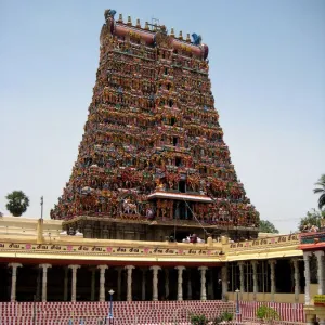 Travel Destinations Canvas Print Collection: Meenakshi Amman Temple