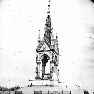 Print of Memorial Without Statue, Albert Memorial in Kensington Gardens Print of Memorial Without Statue, Albert Memorial in Kensington Gardens