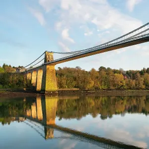 Menai Suspension Bridge, Anglesey, North Wales Menai Suspension Bridge, Anglesey, North Wales