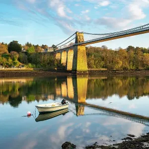 Menai Suspension Bridge, Anglesey, North Wales Menai Suspension Bridge, Anglesey, North Wales