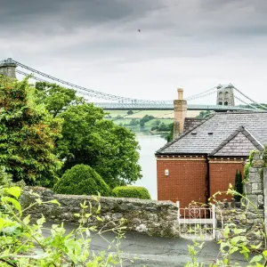 Menai Suspension Bridge Print Menai Suspension Bridge Print