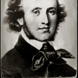 Famous Music Composers Poster Print Collection: Felix Mendelssohn Bartholdy (1809-1847)