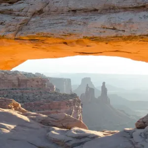 Mesa Arch Morning Landscape Print by Pete Lomchid Mesa Arch Morning Landscape Print by Pete Lomchid