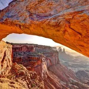 Mesa Arch Sunrise Print: Iconic Utah Landscape Mesa Arch Sunrise Print: Iconic Utah Landscape
