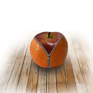 Metamorphose orange and apple Metamorphose orange and apple