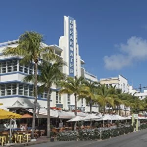 Miami Beach. View of Ocean Drive