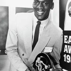 Michael Jordan Holding Eastman Award Michael Jordan Holding Eastman Award