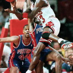 Michael Jordan Passing Basketball Michael Jordan Passing Basketball