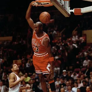 Michael Jordan Slam Dunking Michael Jordan Slam Dunking