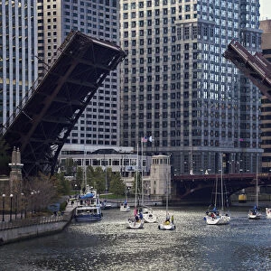 Michigan Avenue bridge, Chicago, Illinois