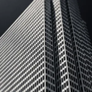 Concrete Skyscraper Close-Up Print Concrete Skyscraper Close-Up Print
