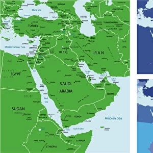 Middle east map