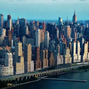 Empire State Building Aerial Print of Midtown Manhattan Empire State Building Aerial Print of Midtown Manhattan