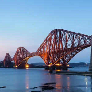 The Mighty Forth Rail Bridge at dusk