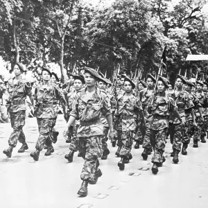 Military Parade; Troops In Fatigues Marc Military Parade; Troops In Fatigues Marc