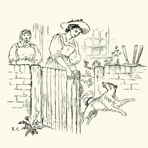 The Milkmaid leaving home to go milk the cows, Nursery Rhyme The Milkmaid leaving home to go milk the cows, Nursery Rhyme