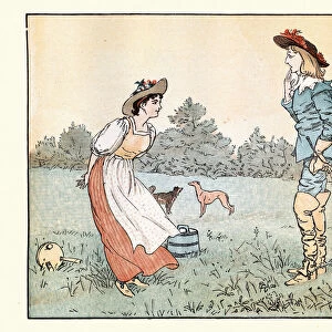 The Milkmaid and the squire, Nursery Rhyme