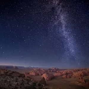 Monument Valley Milky Way Print Monument Valley Milky Way Print