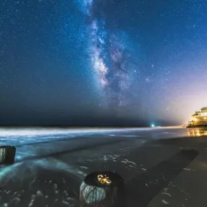 Milky Way Beach Print Milky Way Beach Print