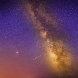 Milky Way Galaxy Print featuring Stars and Space Dust