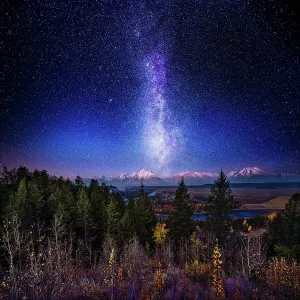 Milky Way Night Sky Over Grand Teton 2022 Milky Way Night Sky Over Grand Teton 2022