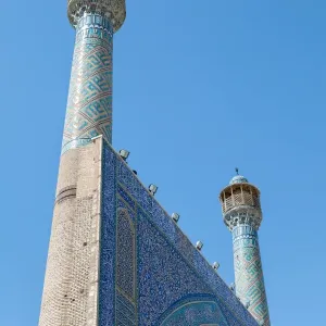 Minarets of Jameh mosque of Isfahan, Iran Minarets of Jameh mosque of Isfahan, Iran