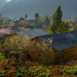Minority village landscape in Ha Giang, Vietnam Minority village landscape in Ha Giang, Vietnam