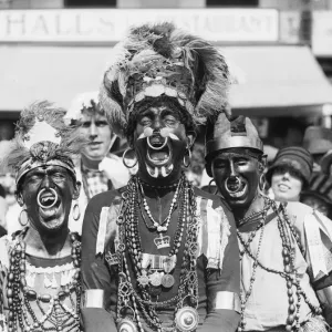 Minstrels Print at Southend Carnival, 1928 Minstrels Print at Southend Carnival, 1928